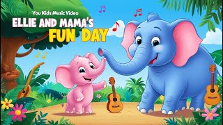 Ellie and Mama  A Tale of Two Elephants  Kiddo Rhymes  Nursery Rhymes [upl. by Rudwik]