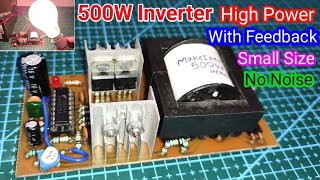 How to Make 12V to 220V Inverter With Feedback [upl. by Mathews]