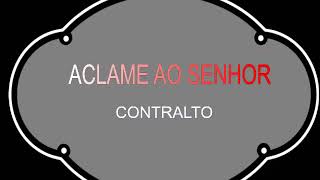 ACLAME AO SENHOR CONTRALTO [upl. by Ynotna]