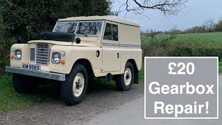 Land Rover Series 3 Gearbox Repair  Detent Spring Replacement [upl. by Kati859]