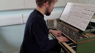 Performance Development Week 8 JeanHenri dAnglebert  Pieces de Clavecin suite in G major Prelude [upl. by Eissak]