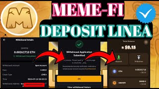 Memefi Wallet । MemeFi Wallet Linea । MemeFi Wallet deposit lenia। MemeFi Wallet Update। [upl. by Erdnad]