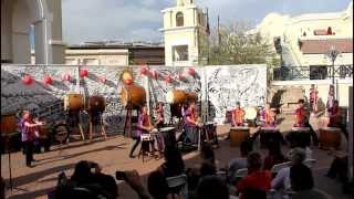 2014 quotStorming New Capricaquot from BSG  Taiko Performance AZ Matsuri [upl. by Yecal]