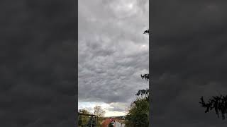 2024 10 06 Undulatus asperatus  kevert hullámfelhő UTC2 1540 🌫️☁️ [upl. by Jilleen652]