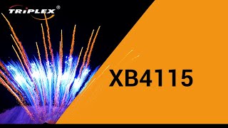 FAJERWERKI XB4115 110S 12″ V BATERIA F4 TRIPLEX FIREWORKS [upl. by Sieber]