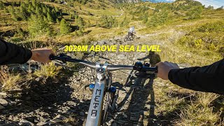 KITZSTEINHORN Mountain Bike Trails are Beautiful and Terrifying [upl. by Asiled]