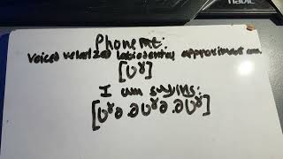 Phone ʋˠ voiced velarized labiodental approximant consonant [upl. by Mckinney]