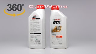 Castrol GTX 15W40 API SNCF  1Liter  carwahe [upl. by Einhorn]