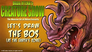 Dada Hyenas Creature Show Lets Draw the Bos At The Earths Core [upl. by Assenahs441]