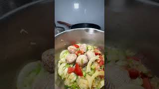 Chapon entier rascasse royale farci au beurre de palourde olives noire 👉 asmr cooking food [upl. by Nanyt]