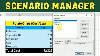 Excel Scenario Manager Boost DecisionMaking with Ease [upl. by Nailil226]