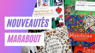 Nouveautés éditions Marabout  coloriage et artthérapie [upl. by Thisbee]