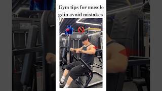 Gym tips for beginners workout mistakes shorts trendingshorts viralshort gym [upl. by Starbuck]