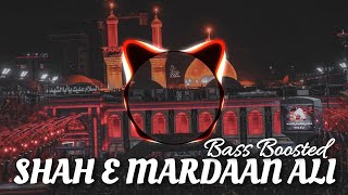 Shah E Mardan E Ali  Bass Boosted Remix  Nusrat Fateh Ali Khan Qawwali  Dj Shoaib Mixing [upl. by Aicirt277]