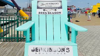 Jenkinson’s Boardwalk Amusement Park 2023 Walkthrough in 4K  Point Pleasant Beach NJ [upl. by Jana]