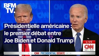 Présidentielle américaine lintégralité du premier débat entre Joe Biden et Donald Trump [upl. by Dehlia965]