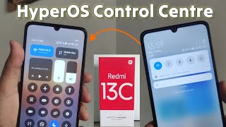 HyperOS control center for Redmi 13C Enable Now How to change new control center Redmi 13C [upl. by Lasiaf]