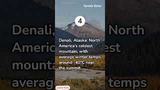 🥶 5 Coldest Places On Earth shorts [upl. by Ryon]