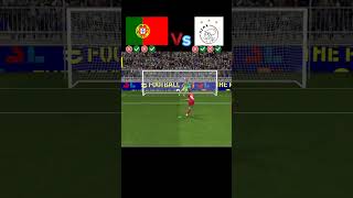 AFC Ajax 🇧🇷 Vs Portugal 🇵🇹🔥 worldcup efootball2024 shorts fifa footballgamers [upl. by Bartko]