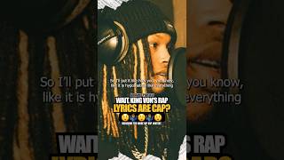 King Von Lyrics WERE ALL CAP⁉️🤔🤷🏽‍♂️ kingvon hiphop rap [upl. by Wandy]