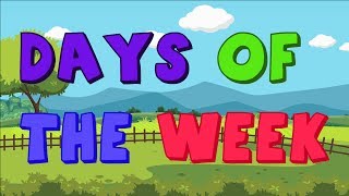 Nursery Rhyme Street  Days of the Week  Popular Nursery Rhymes and Kids Songs  Ep 10 [upl. by Akahs396]