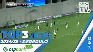 TOP 3 VÉDÉS – 2 forduló  OTP Bank Liga  20242025 [upl. by Adnahcal]