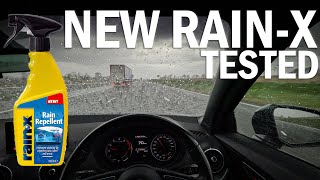 New RainX Rain Repellent  Application and testing at different speeds [upl. by Haelem]