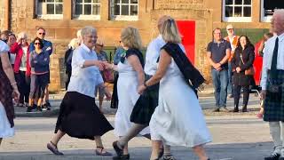 The Stewartry and District Scottish Country Dancers at Kirkcudbright July 2023 [upl. by Noryt]