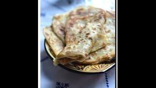 Galettes marocaine farcies ou msemen farcis [upl. by Selrac881]