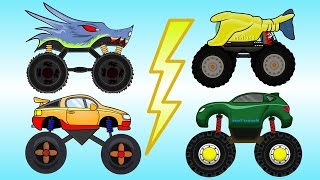 Monster Truck  Trucks Cartoon  Animacje Dla Dzieci [upl. by Huberty992]