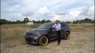 HELLCAT VERDENS MEST KRAFTULDE SUV  JEEP TRACKHAWK MED 707 HESTEKRÆFTER [upl. by Eidnalem417]