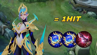 KARINA REAL 1 HIT BUILD🔥 They Think Im Using Cheat Please Try  MLBB [upl. by Hance]