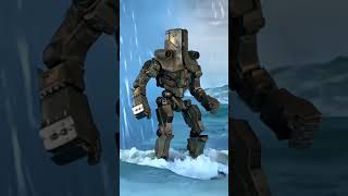 I used AI to make NECA Cherno Alpha action figure walk with background pacificrim ai [upl. by Scholem987]