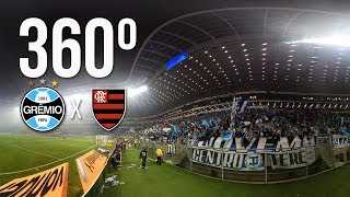 RECEBIMENTO EM 360º  Grêmio x Flamengo  Copa do Brasil 2018 [upl. by Ahsrav]