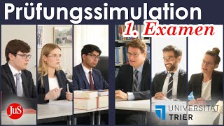 Mündliche Prüfung im 1 Juristischen Examen  Simulation 2023 [upl. by French]