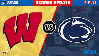 Wisconsin Badgers vs Penn State Nittany Lions  NCAA Football 2024  College Live Score Update today [upl. by Eisus746]