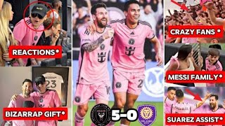 🤯Argentina BizarrapMessi FamilyFans Reactions to Messi Brace Goals [upl. by Duffie]