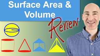 Surface Area and Volume Review Geometry [upl. by Dugan]