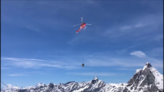 Helikopter Transport 3800 m üM Air Zermatt [upl. by Otreblif135]