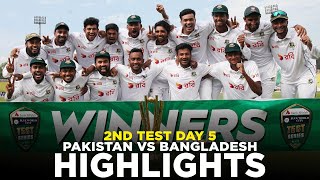 Full Highlights  Pakistan vs Bangladesh  2nd Test Day 5 2024  PCB  M8A1K [upl. by Swanson257]