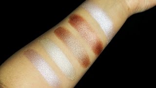 Amazing Highlighters Inglot Sparkling Dust Swatches  INGLOT AUSTRALIA [upl. by Gavin]