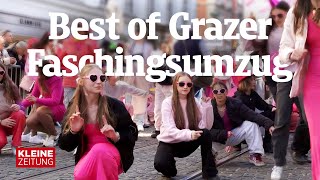 Die besten Momente des Faschingsumzugs in Graz [upl. by Eraste]