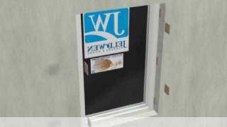 JELDWEN Flush Fin or Windowmaster EZ Frame Vinyl Window Installation [upl. by Cresida]