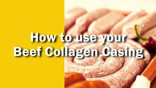 How to Use Tongmaster Beef Collagen Sausage Casings [upl. by Daveen]