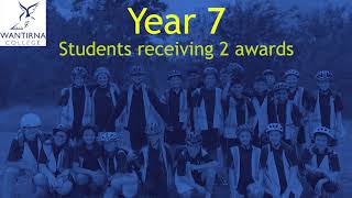 Wantirna College  2020 Semester 1 Yr 7 Awards Video [upl. by Meesaw]