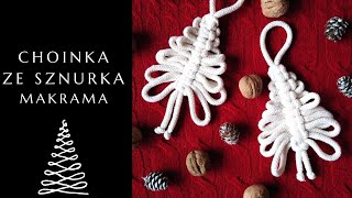 Choinka ze sznurka  Makrama  diy [upl. by Senilec961]