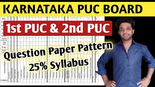 1st PUC amp 2nd PUC 1st Test 2024 Question Paper Pattern  Syllabus of Kannada English Physics [upl. by Alba141]