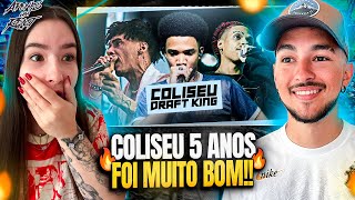 Apenas um react  COLISEU 5 ANOS  Melhores rimas  Rimas Compilation hd [upl. by Seagraves199]