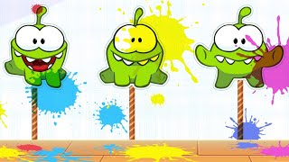 Gioco Om Nom Color Splash  Cartoni Animati  Om Nom Placard [upl. by Walke]