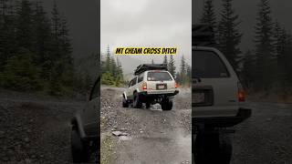 Mt Cheam cross ditch in a lifted 4runner toyota 4runner offroad 4x4 shorts [upl. by Aloek905]